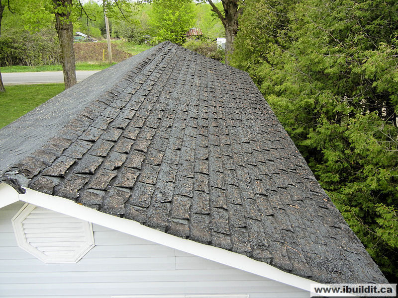worn out shingles